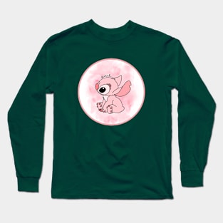 Pink Stitch Long Sleeve T-Shirt